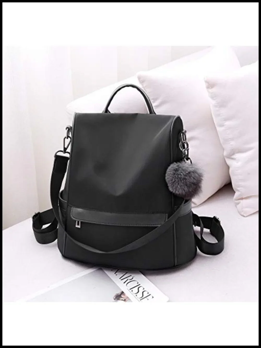 Nylon Backpack Purse Anti-theft Travel Lightweight Shoulder Bag
